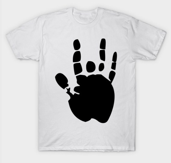 Black Grateful Dead Jerry Garcia Hand T-Shirt