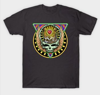 Brain Skull Eagle T-shirt
