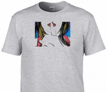 Oil Painting Girl T-shirt
