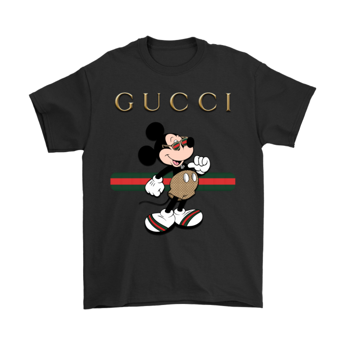 GUCCI STRIPE MICKEY MOUSE STAY STYLISH SHIRTS