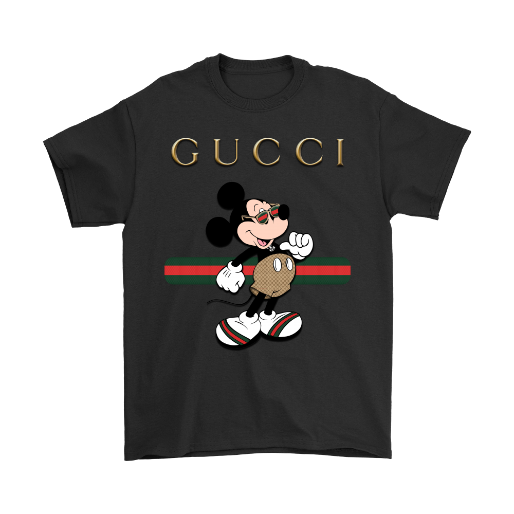 GC Stripe Mickey Mouse Stay Stylish T-shirt graffiti Graphic Print by  clothenvy