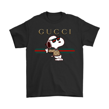 GUCCI STRIPE SNOOPY STAY STYLISH SHIRTS