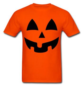 Halloween Pumpkin Face T-shirt