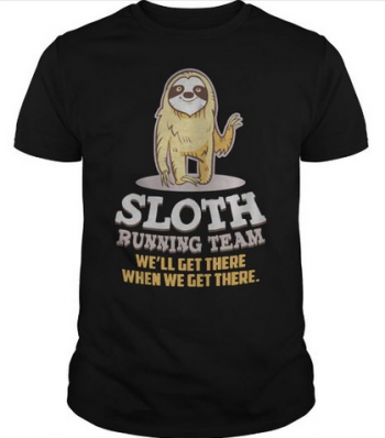 Sloth Running Team T-shirt