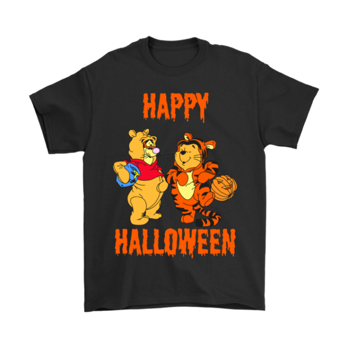 Tigger And Pooh Happy Halloween T-shirt