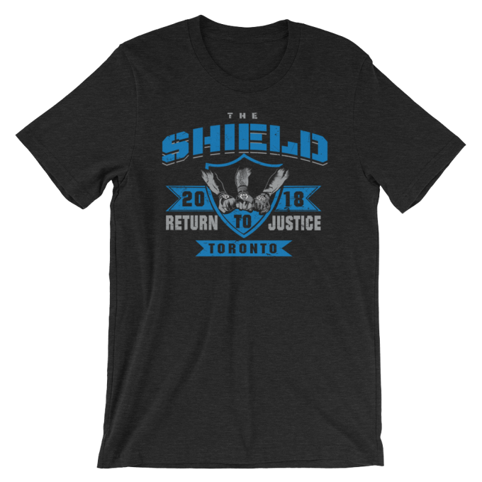 The Shield Return to Justice Toronto T-shirt