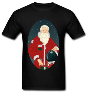 Christmas Santa Astronaut T-shirt