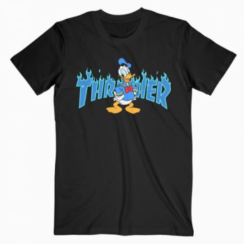 Donald Duck Thrasher Collab T-shirt