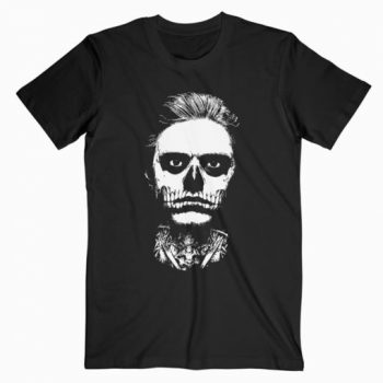 Evan Peters Skull T Shirt