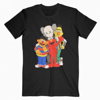 Kaws X Sesame Street Family Collab T-shirt