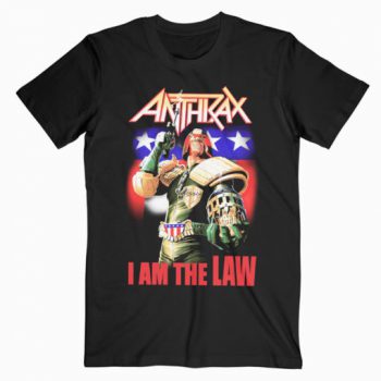 Anthrax I Am The Law Band T-Shirt