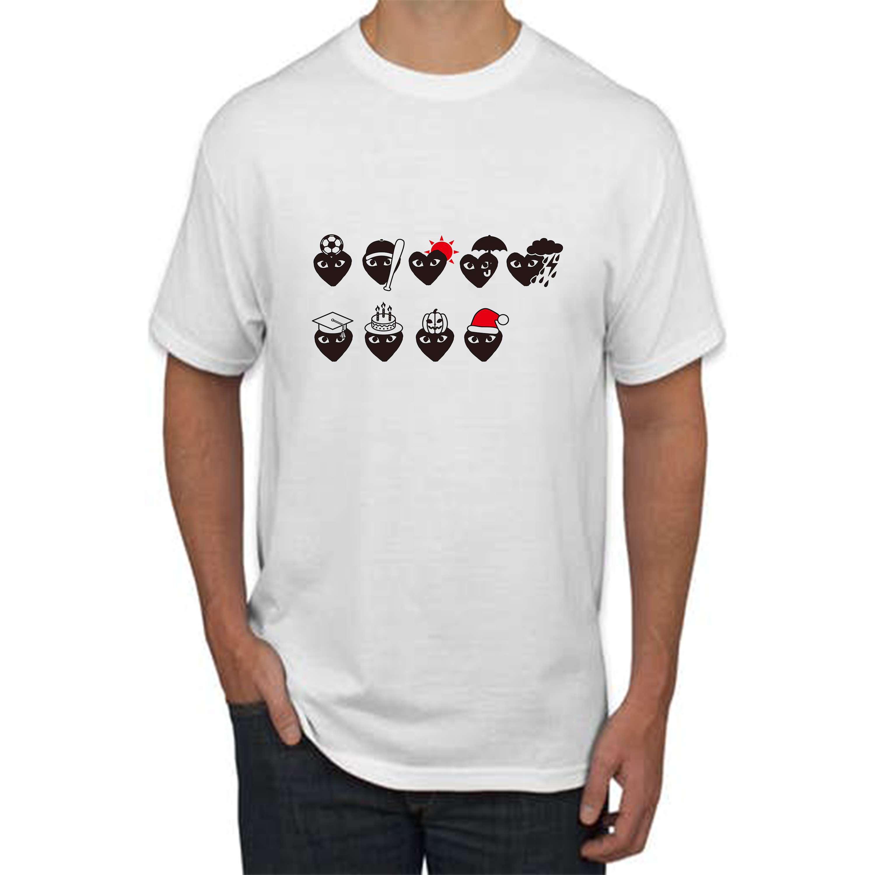 Character Comme Des Garcons T-shirt Print by clothenvy