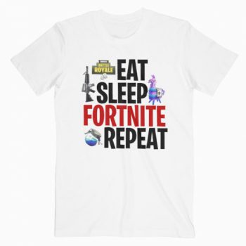Eat Sleep Fortnite Repeat For Victory Royale T-shirt