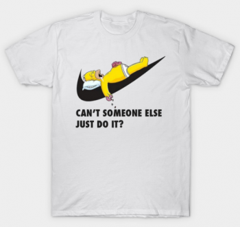 Homer Simpson Nike T-Shirt