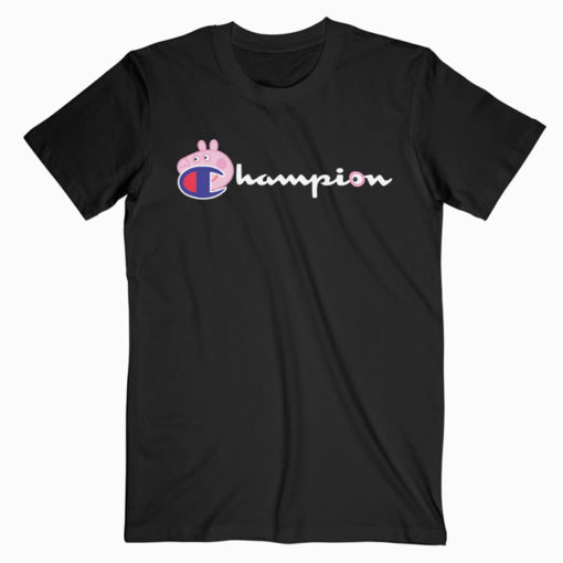 peppa pig champion t shirt