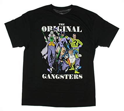 The Original Gangsters Batman Villains Joker Penguin T-Shirt