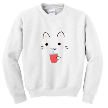 Cute Kawaii Cat Sweatshirt