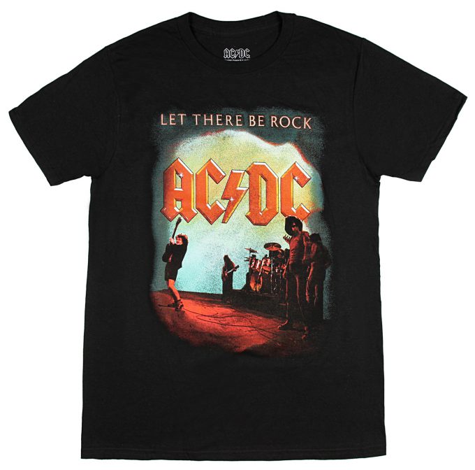 ACDC Let There Be Rock Men's Rock Band T-Shirt