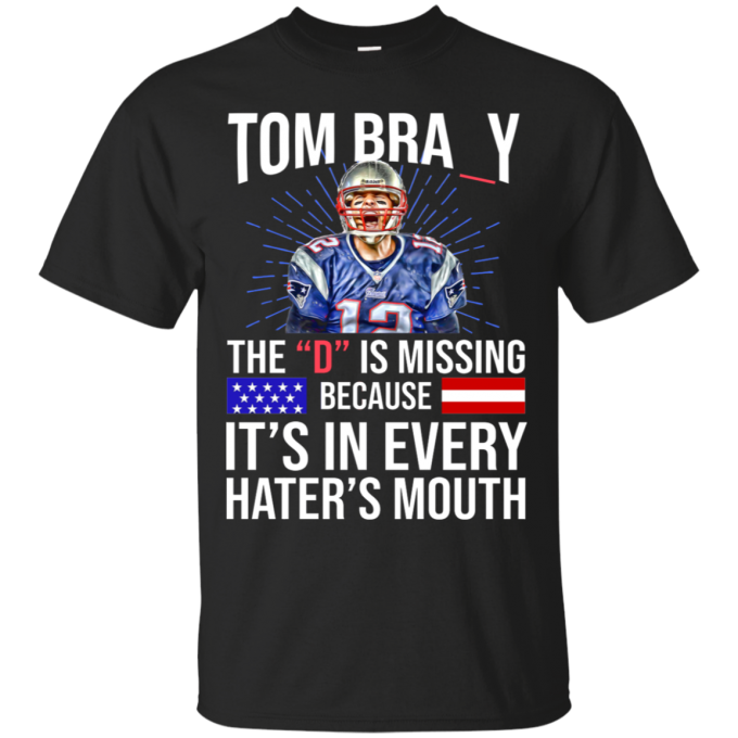 Patriots team Tom Brady The D Is Missing T-Shirt