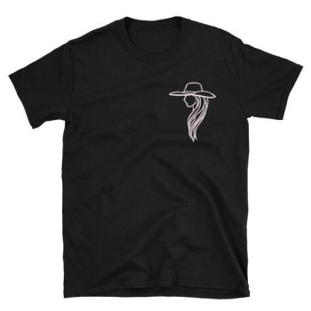 Joanne Lady Gaga Pink Hat Illustration T-Shirt