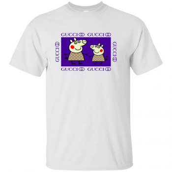 Peppa Pig Family Gucci Purple T-shirt