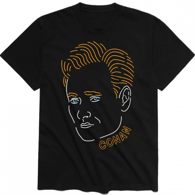 Caricature Conan O'Brien T-shirt