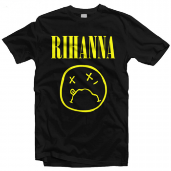 Rihanna Parody Nirvana T-shirt
