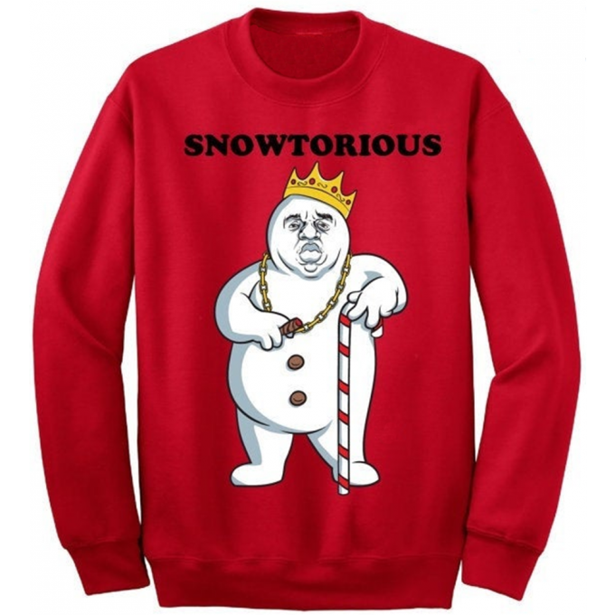 Snowtorious Ugly Christmas Sweatshirt