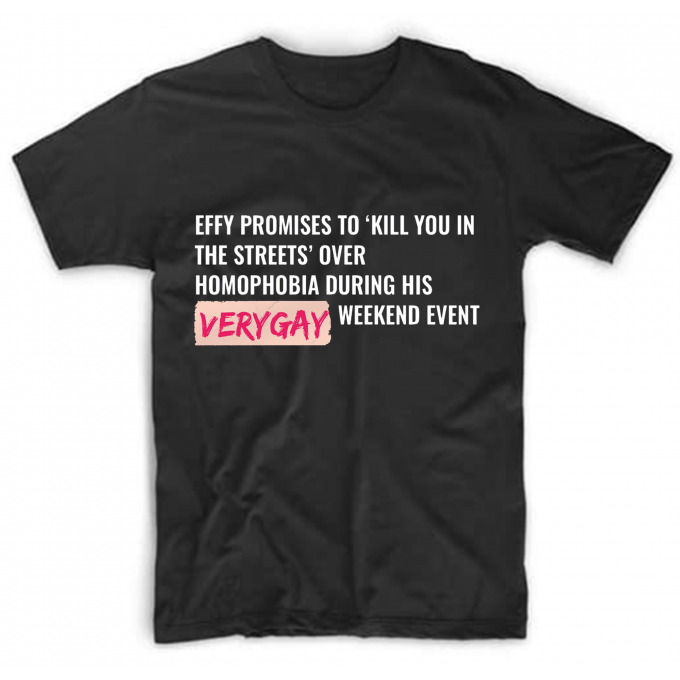 Effy Promise To Kill You In The Streets T-shirt