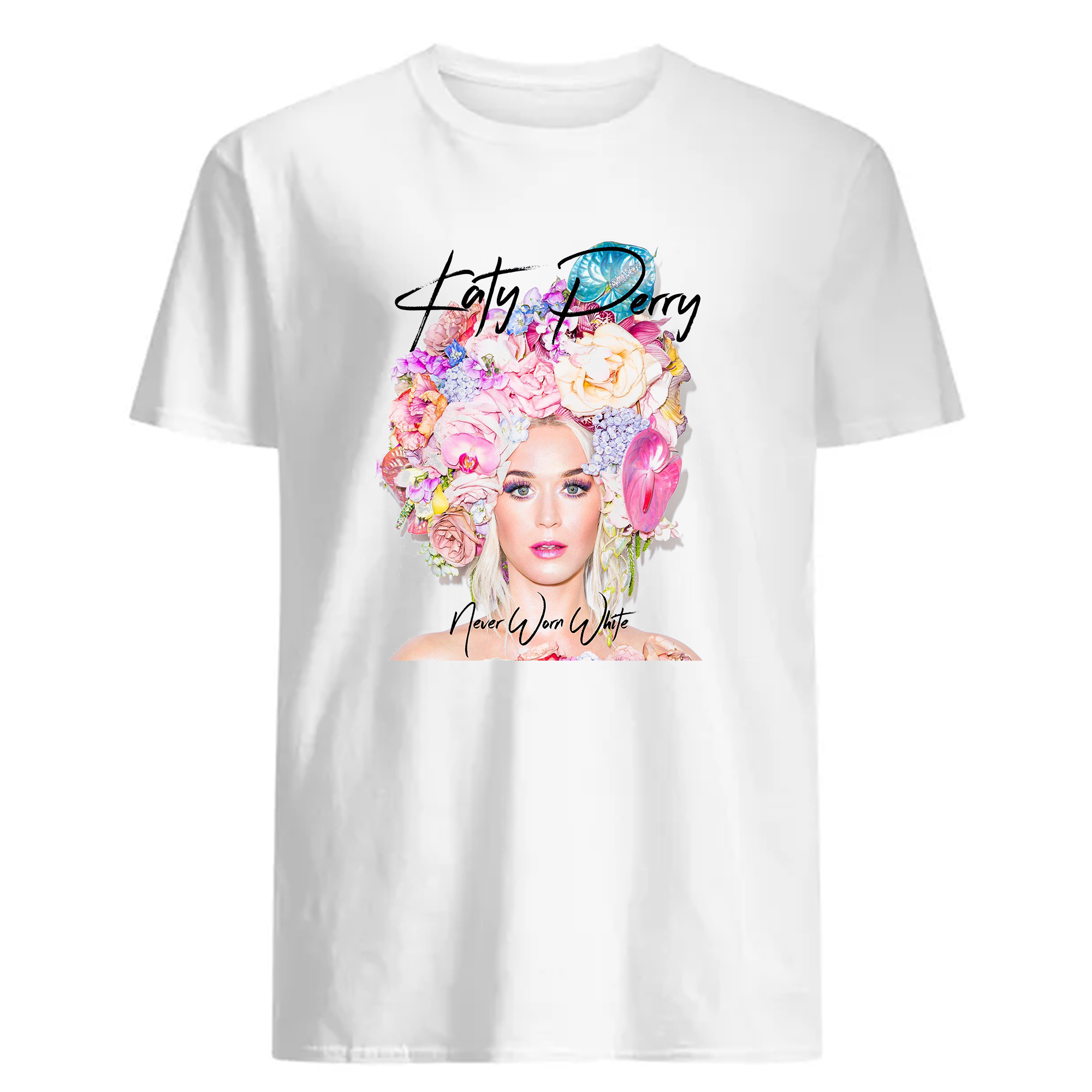 Never Worn White Katy Perry T Shirt Print By Clothenvy - roblox song ids firework katy perry