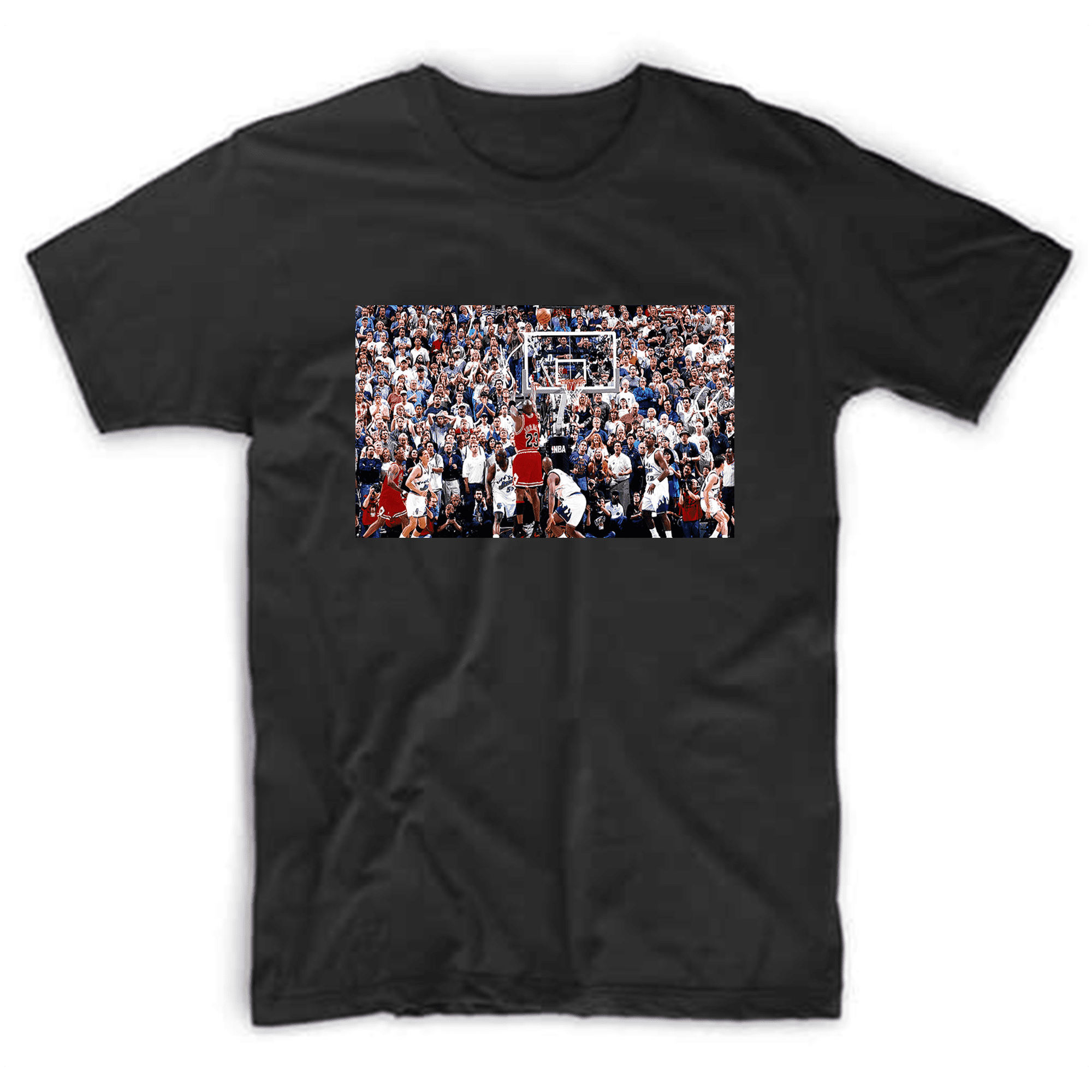 1998 Nba Final Michael Jordan Last Shot T Shirt By Clothenvy - michael jordan roblox shirt