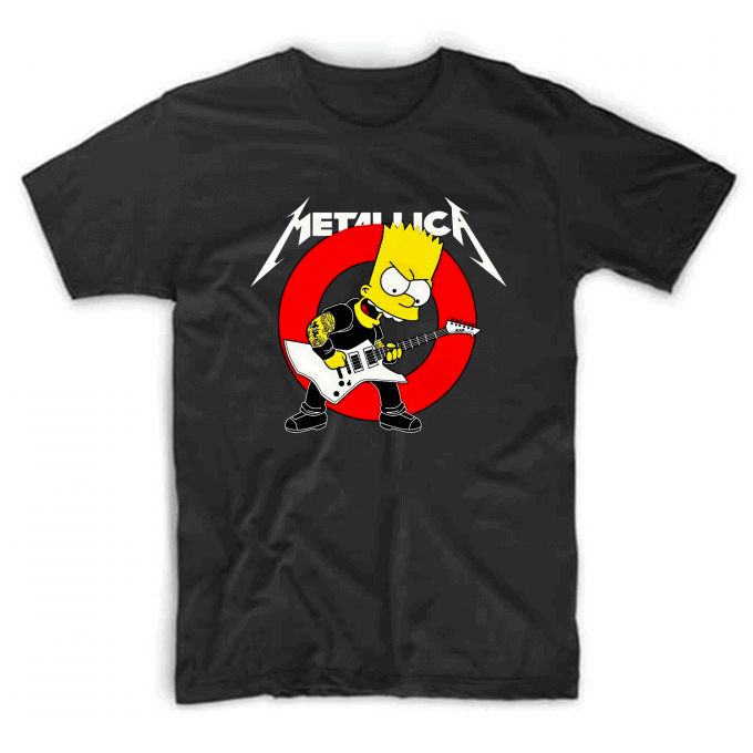Metallica The Simpsons Music T-shirt