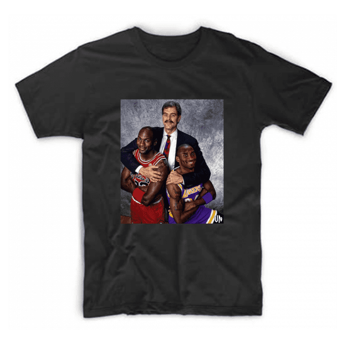 Michael Jordan Phil Jackson Kobe Bryant Picture T-shirt