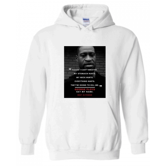 Please I Can't Breathe George Floyd RIP Hoodie