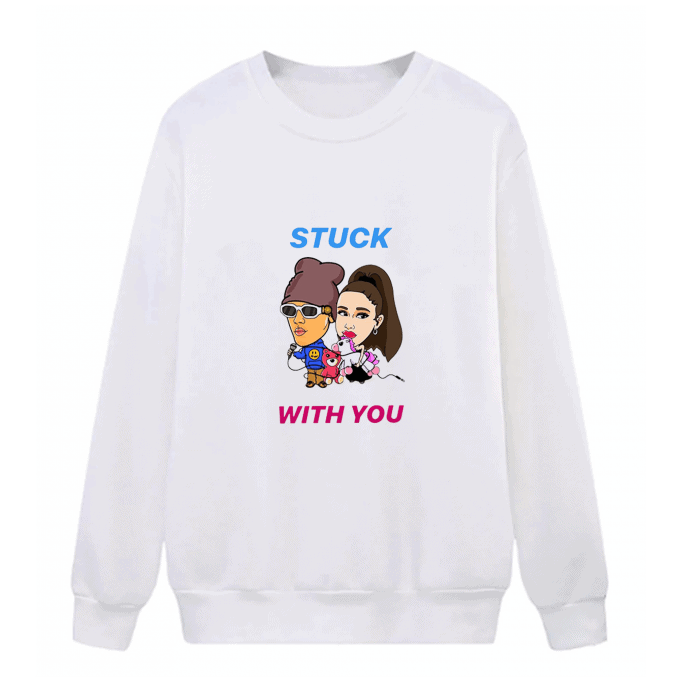 Stuck With U Ariana Grande And Justin Bieber Sweatshirt