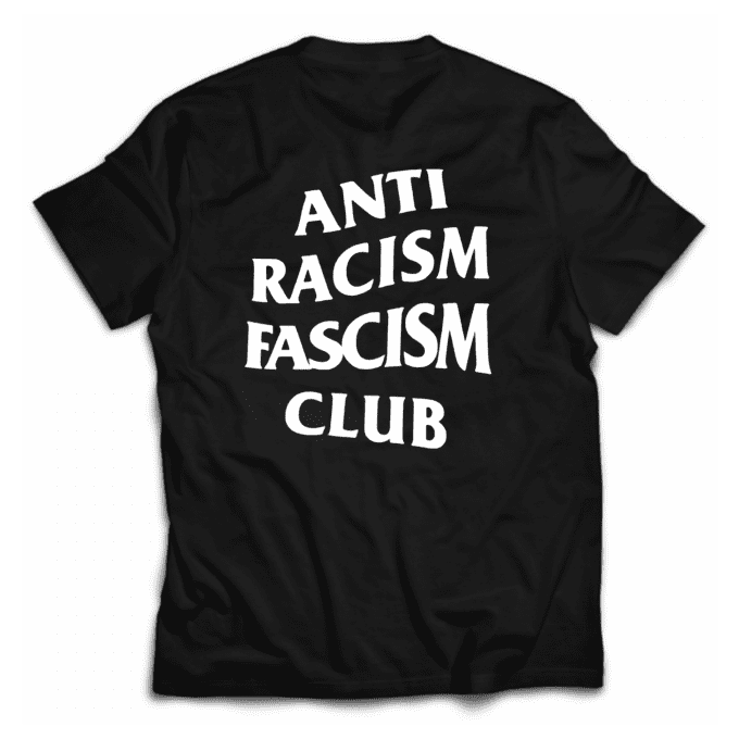 Anti Racism Fascism Club T-shirt - Image 2
