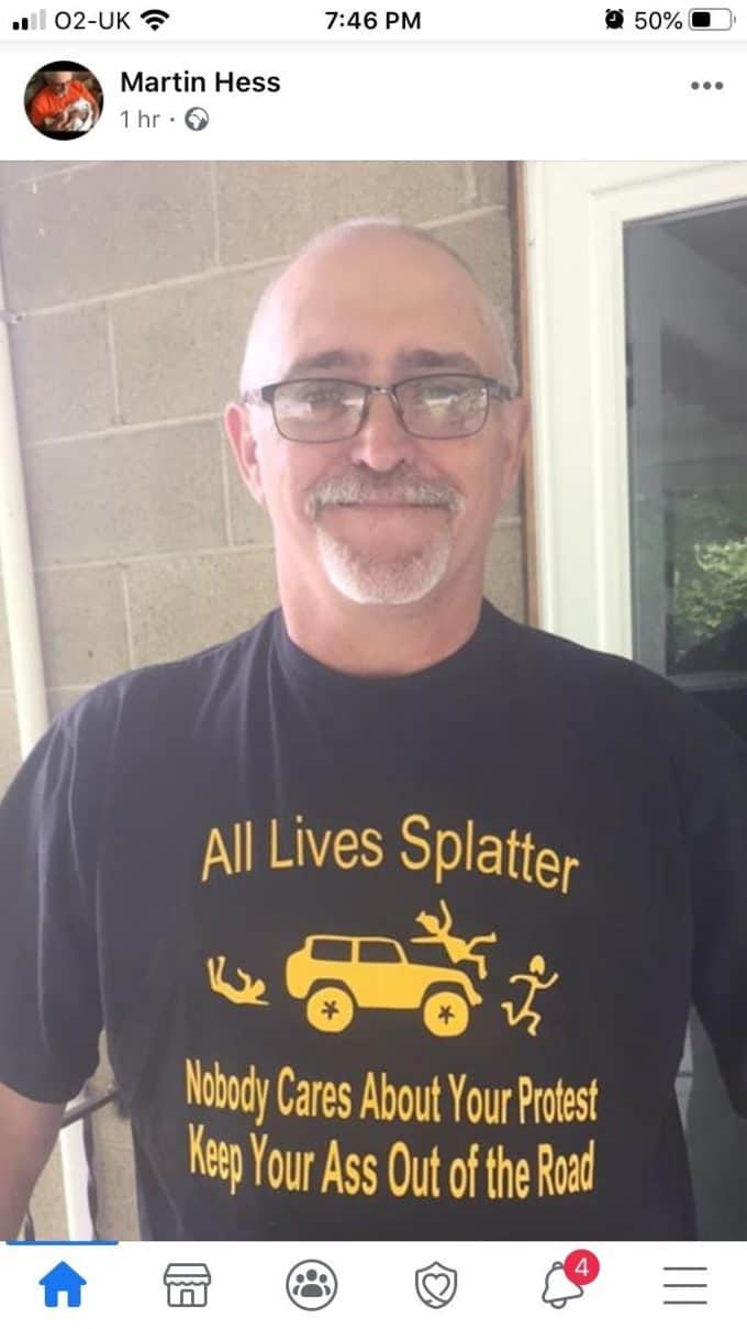 All Lives Splatter Nobody Cares About Your Protest T-shirt - Image 2