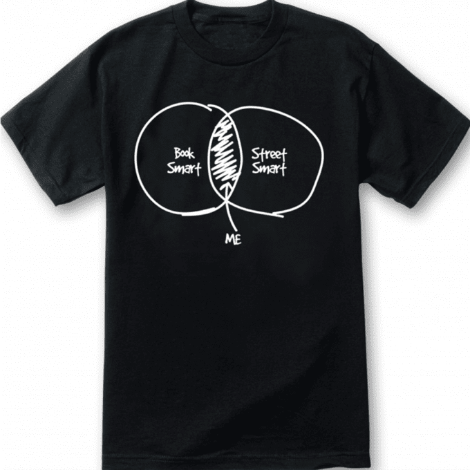 Book And Street Smart T-shirt