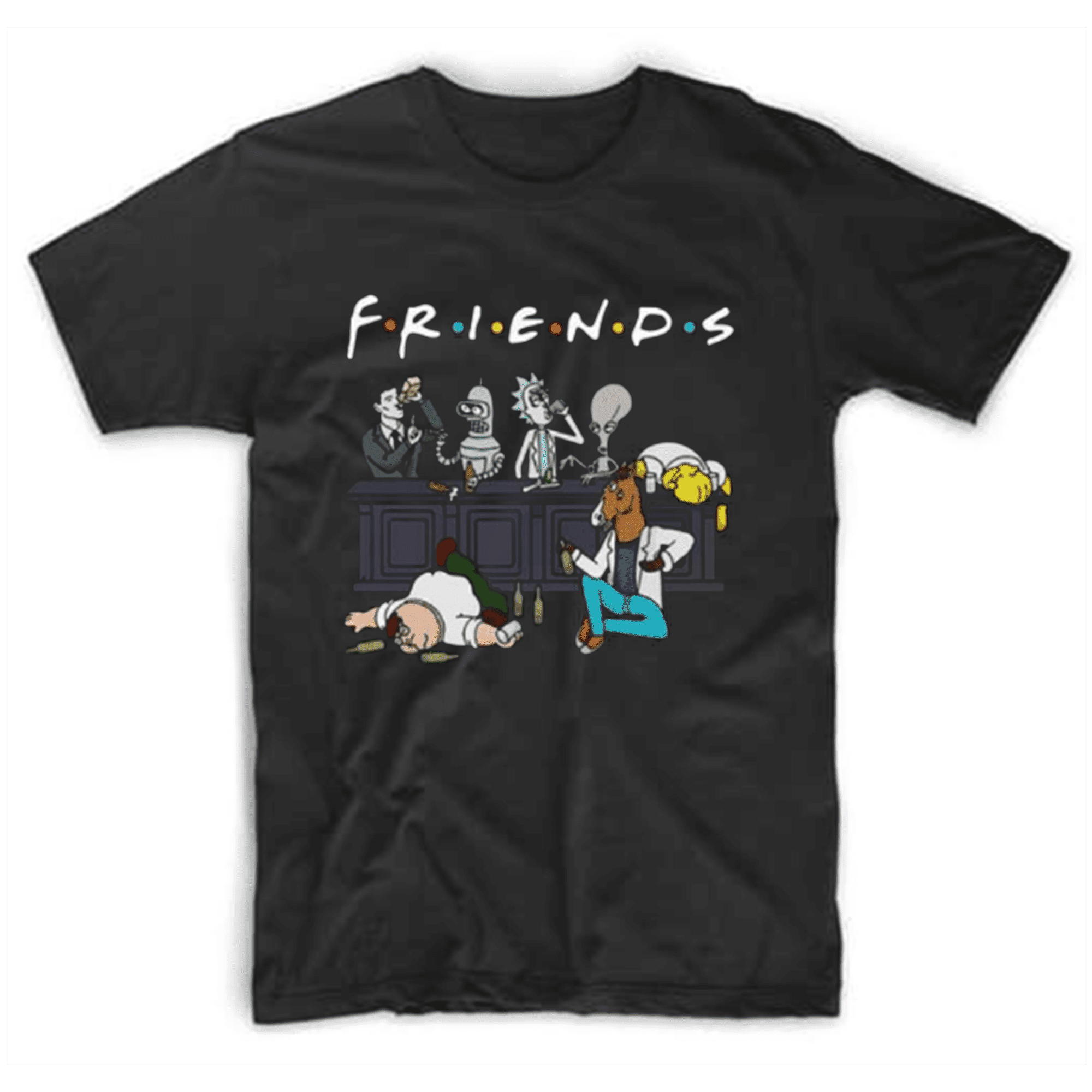 rick and bender t shirt