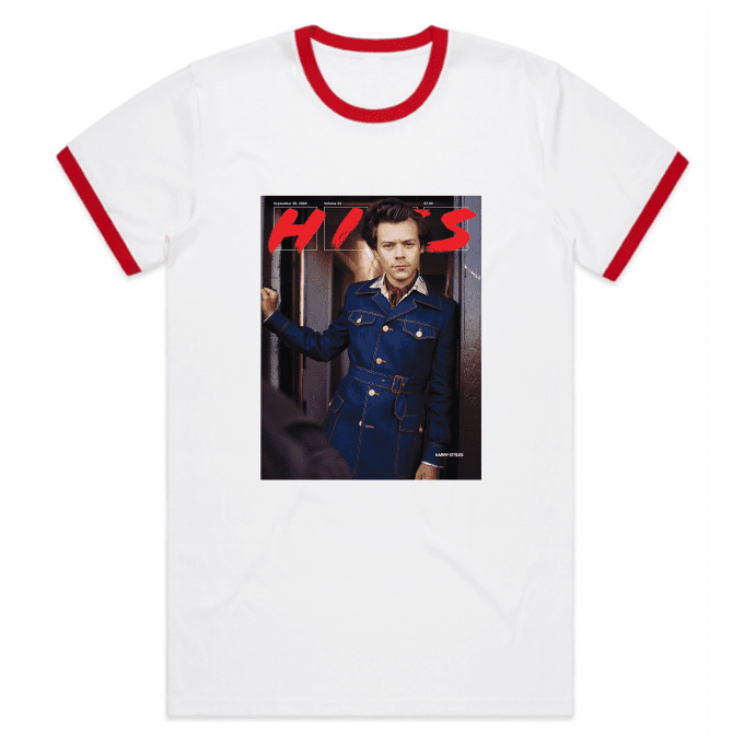 Harry Styles Cover Hits Daily Double Grammy Ringer Unisex T-shirt
