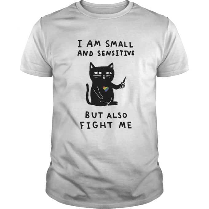 I Am Small And Sensitive But Also Fight Me T-shirt