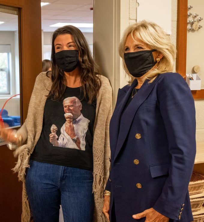 Joe Biden Eating Ice Cream T-shirt - Image 2