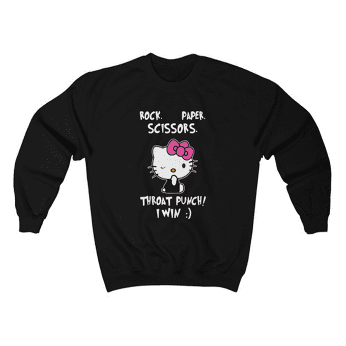 Hello Kitty Rock Paper Sweatshirt