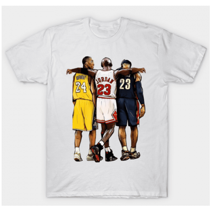 Kobe Bryant x Michael Jordan x Lebron James T-shirt