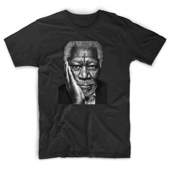 Morgan Freeman Death Before Dishonor T-shirt
