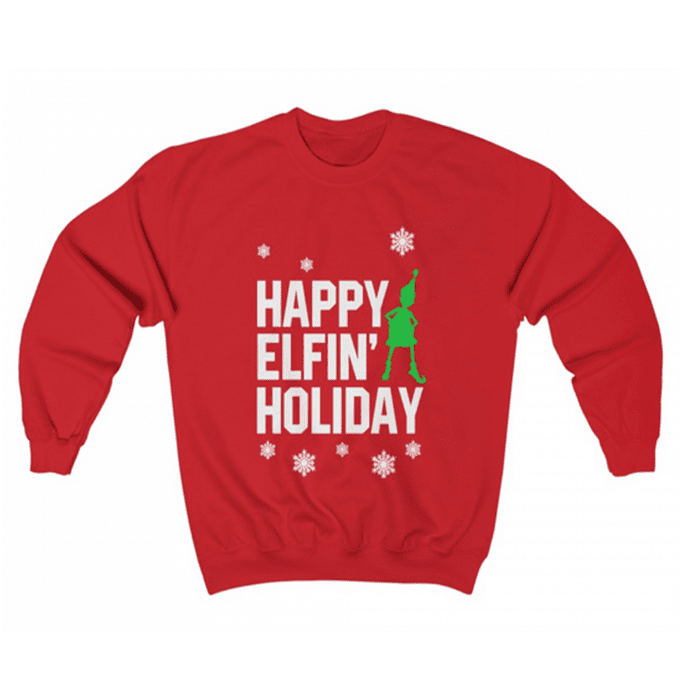 Happy Elfin Holiday Sweatshirt