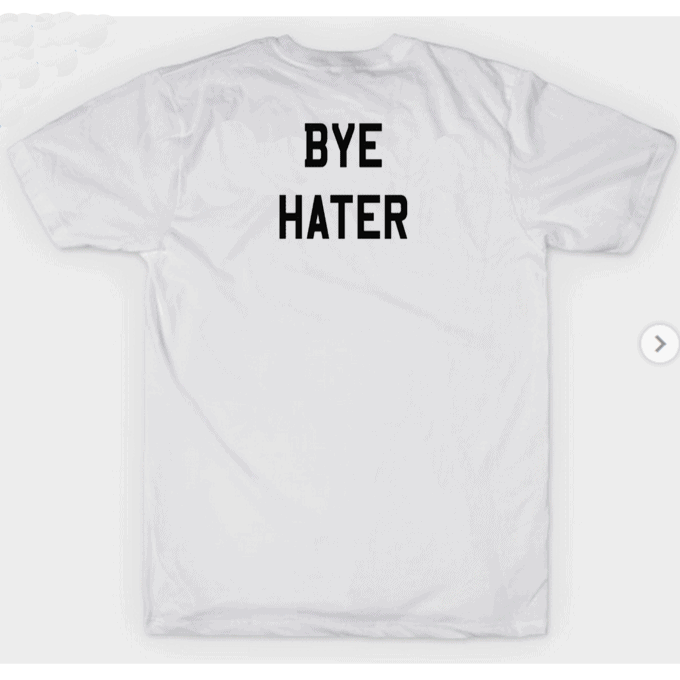 Hi Hater Bye Hater T-shirt - Image 2