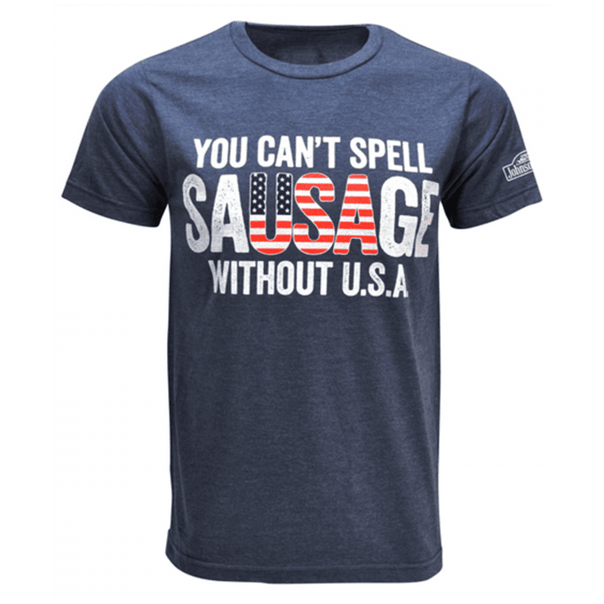 You Can't Spell Sausage Without USA T-shirt