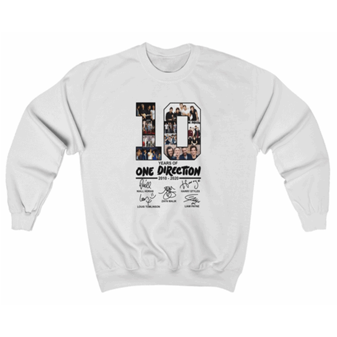 10 Years Of One Direction Sweatshirt