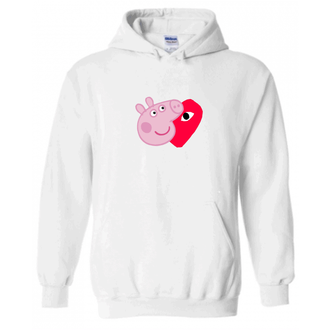 Peppa Pig X Comme Des Garcons Parody Hoodie